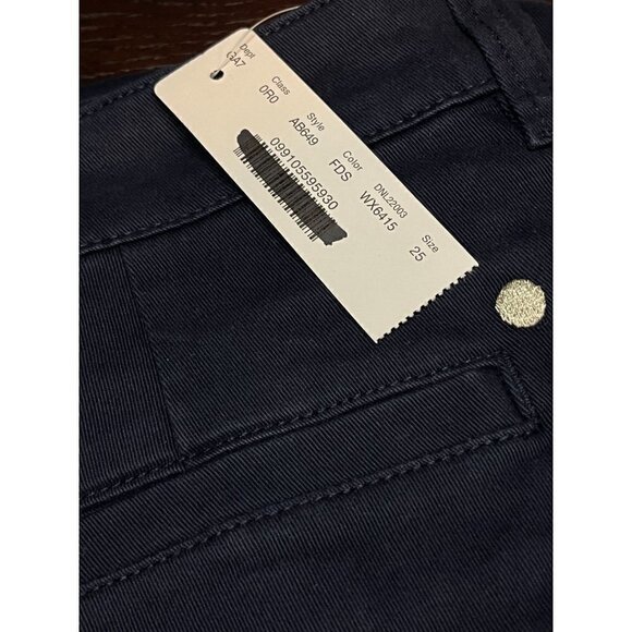 J. Crew Vintage straight pants polka dot stretch chino AB649 25 blue - Picture 4 of 5